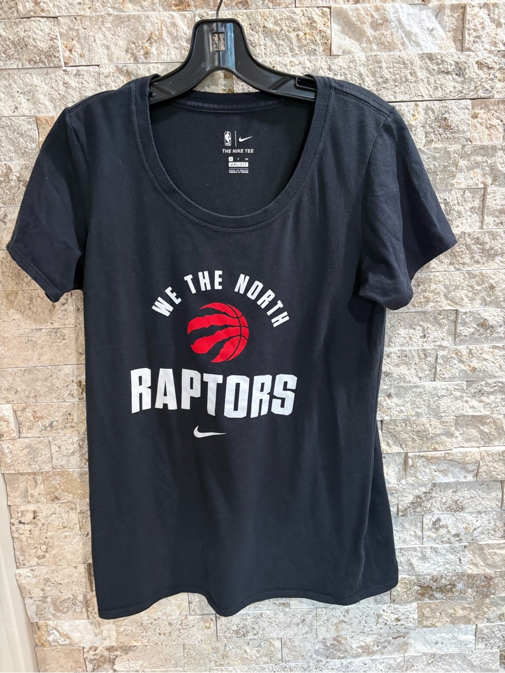 Nike‎ Toronto Raptors "We The North" Black Tee S